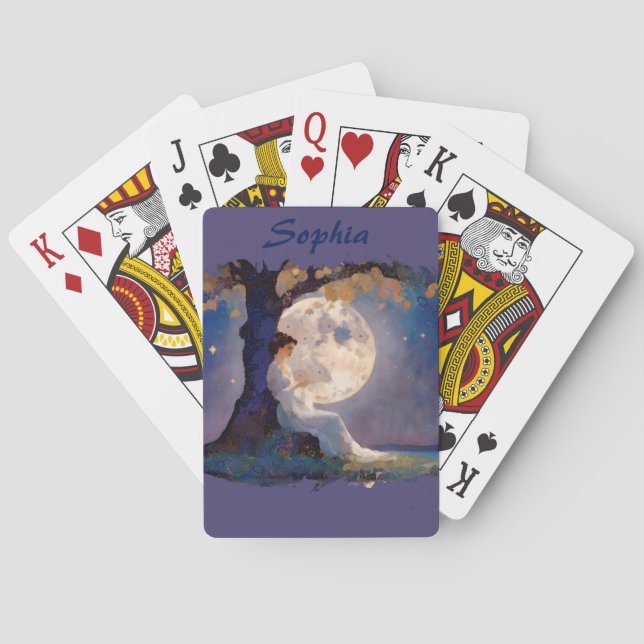 Jeu De Cartes Moonlit Dreamer - Serene Night Sky (dos)