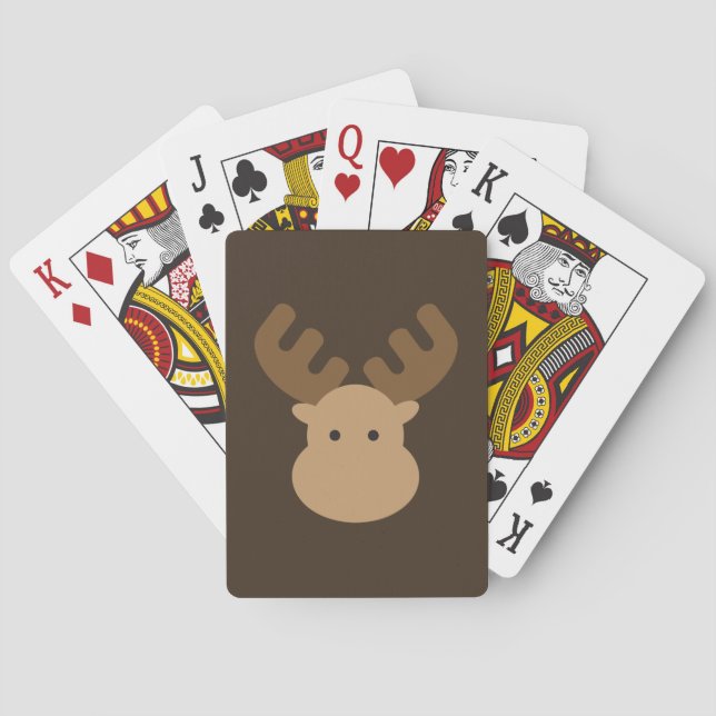 Jeu De Cartes Moose Bicycle Lecture Cartes (dos)