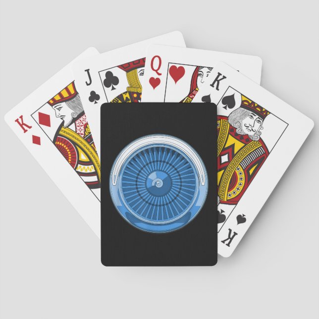 Jeu De Cartes Moteur à réaction (dos)