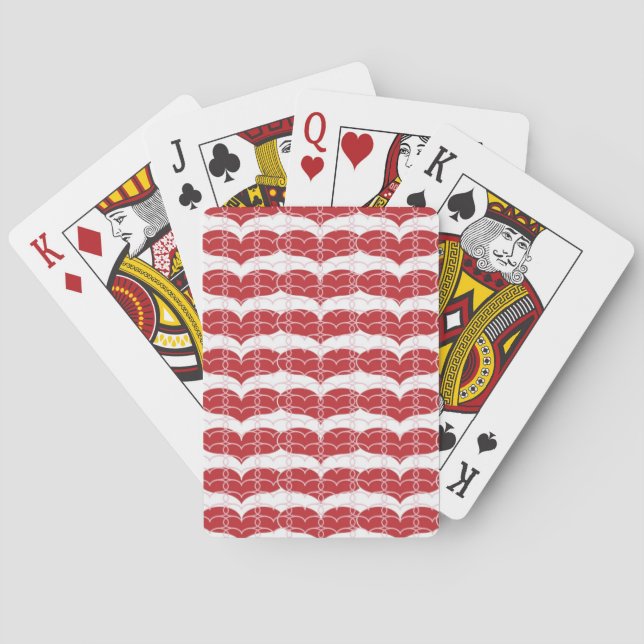Jeu De Cartes Motif 2 de coeur (dos)