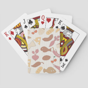 Jeu De Cartes Motif 2 de nourriture
