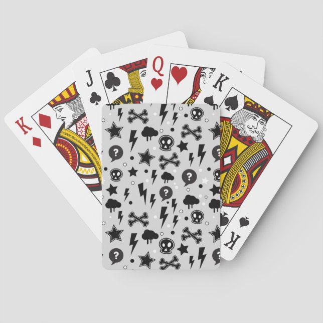 Jeu De Cartes Motif à la mode (dos)