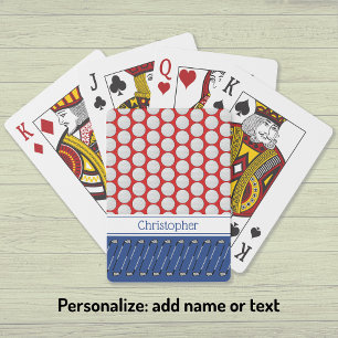 Jeu De Cartes Motif à thème de golf ajouter nom jouer cartes