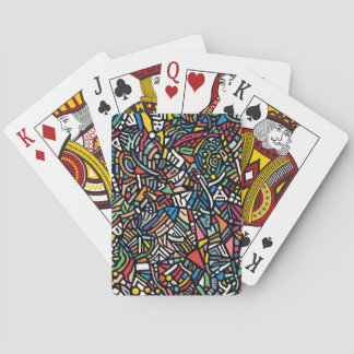 Jeu De Cartes Motif abstrait moderne