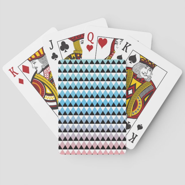 Jeu De Cartes Motif aztèque tribal d'Ombre (dos)