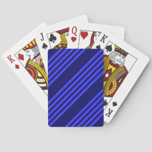 Jeu De Cartes Motif bleu cinq bandes
