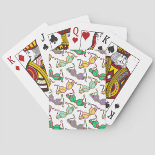 Jeu De Cartes Motif Bra multicolore