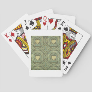 Jeu De Cartes Motif cardiaque ecclesiastical fond d'écran design
