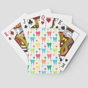 Jeu De Cartes Motif coloré des dents