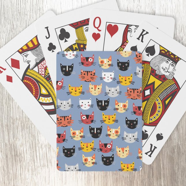 Jeu De Cartes Motif de chats mignons (Cute little kitty cat playing cards)