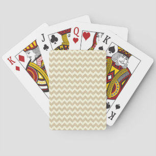 Jeu De Cartes Motif de Chevron