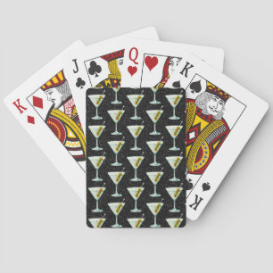 Jeu De Cartes Motif de cocktails Martini