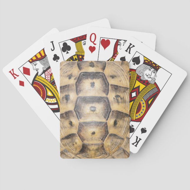 Jeu De Cartes Motif de coque Tortoise (dos)