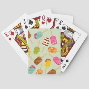 Jeu De Cartes Motif de crème glacée