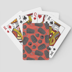 Jeu De Cartes Motif de crème glacée Blackberry et Blackberry