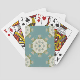 Jeu De Cartes Motif de damassé avec les éléments abstraits