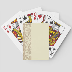 Jeu De Cartes Motif de dentelle, cru 7 de fleur