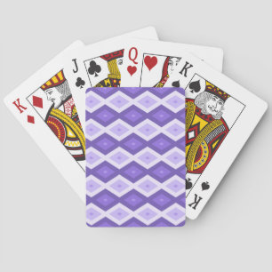 Jeu De Cartes Motif de diamant violet