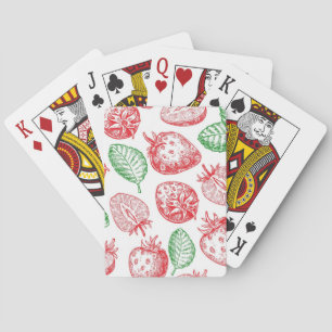 Jeu De Cartes Motif de fraises