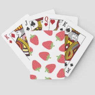 Jeu De Cartes Motif de fraises