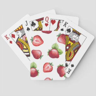 Jeu De Cartes Motif de fraises