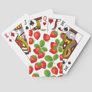 Jeu De Cartes Motif de fraises