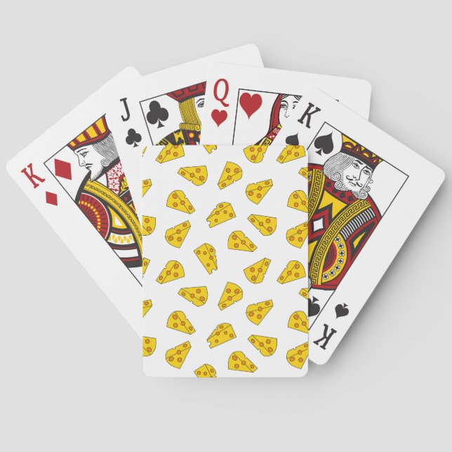 Jeu De Cartes Motif de fromage mou (dos)