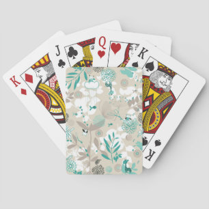 Jeu De Cartes Motif de jardin