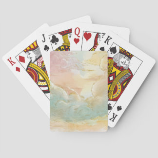 Jeu De Cartes motif de jardin imperméable aux couleurs pastel