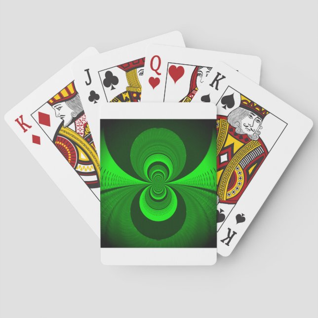 Jeu De Cartes Motif de kaléidoscope Super Abstrait (dos)