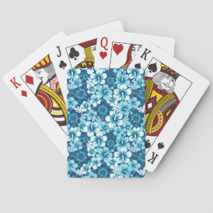 Jeu De Cartes Motif de l'Hibiscus floral Surf