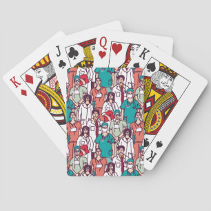 Jeu De Cartes Motif de médecin et de chirurgien