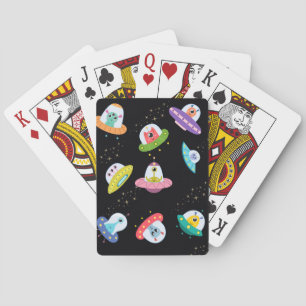Jeu De Cartes Motif de navires UFO