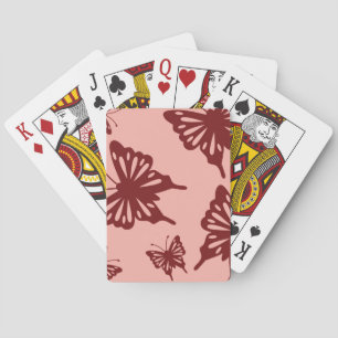 Jeu De Cartes motif de papillon 3