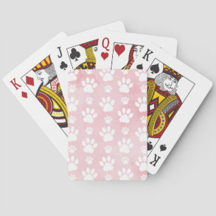 Jeu De Cartes Motif De Pâtes, Patrouilles Blanches, Aquarelles, 