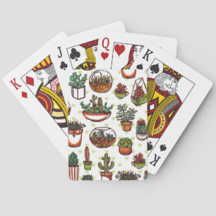 Jeu De Cartes Motif de plante