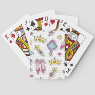 Jeu De Cartes motif de princesse de papillon