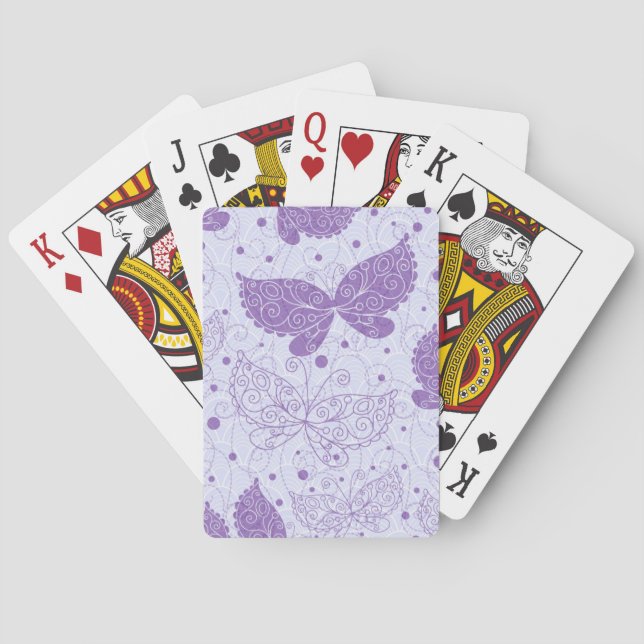 Jeu De Cartes Motif de ressort (dos)