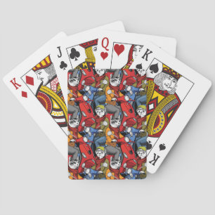 Jeu De Cartes Motif de Scooter Chats & Chiens