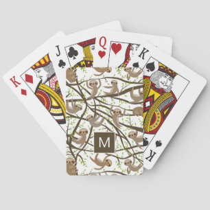 Jeu De Cartes Motif de sourire de paresse