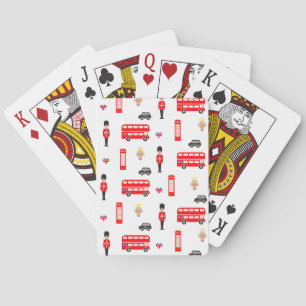 Jeu De Cartes Motif de symboles de l'Angleterre
