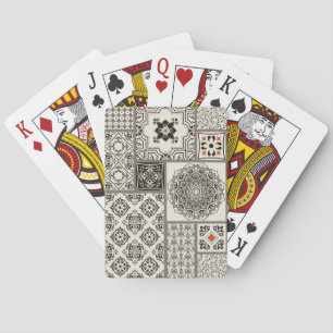 Jeu De Cartes Motif de tuile islamique Majolica