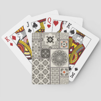Jeu De Cartes Motif de tuile islamique Majolica