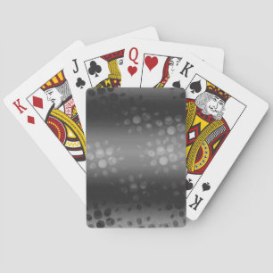 Jeu De Cartes Motif des éclats pointus - Noir, Gris, Blanc