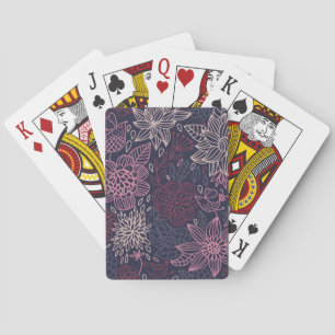 Jeu De Cartes Motif floral 4