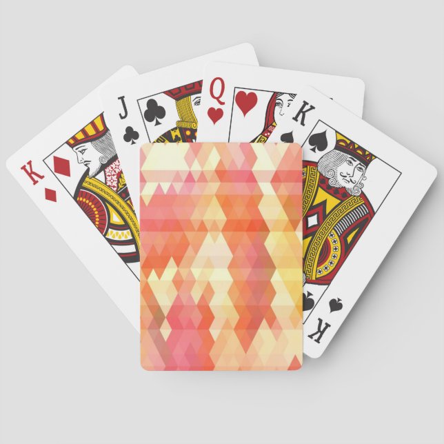 Jeu De Cartes Motif géométrique 1 (dos)