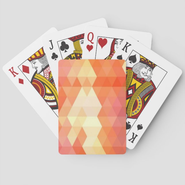 Jeu De Cartes Motif géométrique 1 (dos)