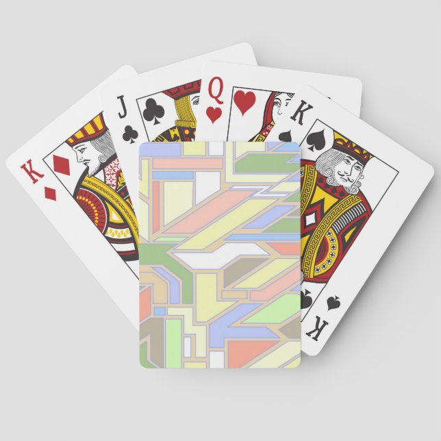 Jeu De Cartes Motif géométrique 3 (dos)