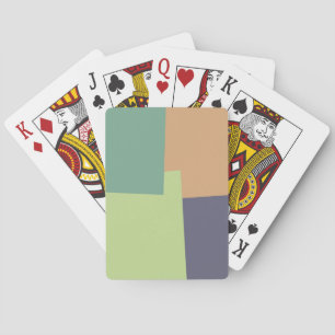 Jeu De Cartes Motif géométrique couleur rétro #4