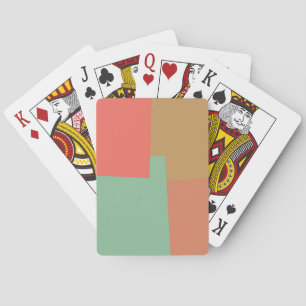 Jeu De Cartes Motif géométrique couleur rétro #8